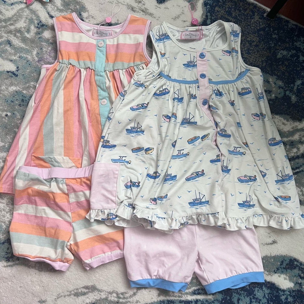 Two size 8 Sweet honey tunic sets